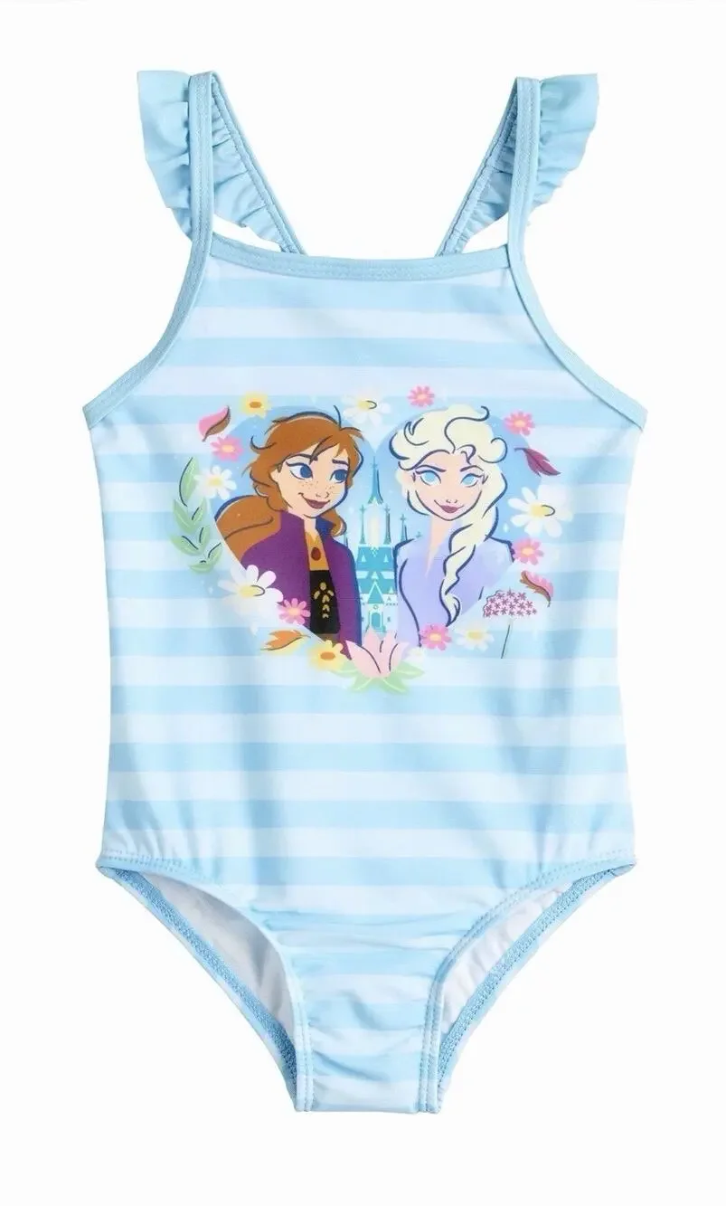 Frozen Swimsuit Toddler Girl One-Piece 2T Elsa Swim NWT Disney New